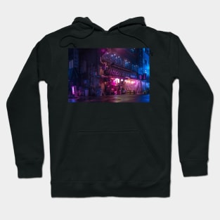 Tokyo Retro Future Vibes retrowave synthwave vibe Hoodie